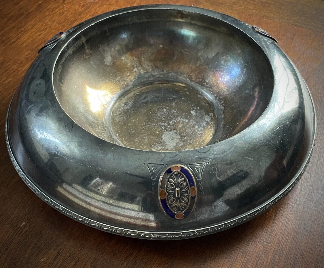 Antique Wallace Art Nouveau Silver Plated Round Silver Bowl | eBay