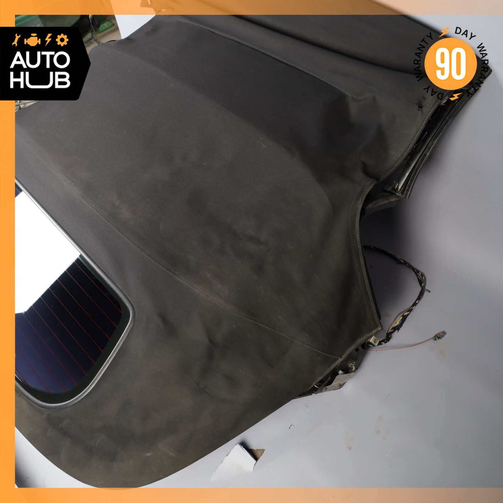 02-07 Maserati Spyder GranSport M138 Convertible Soft Top Roof Nero Black OEM