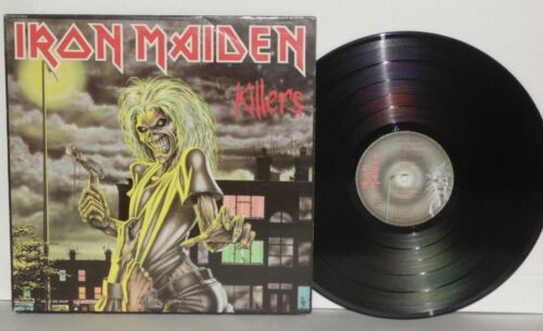 IRON MAIDEN Killers LP 1981 French Press EMI 2C070-07450 PM261 Vinyl PLAYS WELL