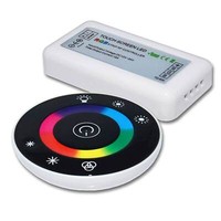Isoled Wireless Touch Rgb Pwm-Dimmer Mit Funk-Fernbedienung Round, 12-24V Dc 3X4