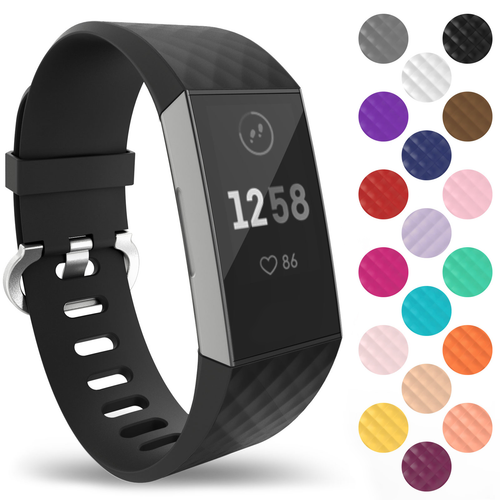 Para Fitbit Cargo 3 y 4 Correas De Pulsera Reloj Banda de | eBay