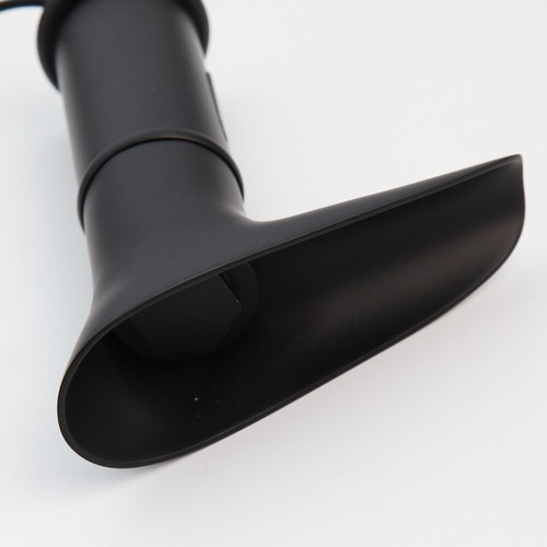 Mezclador automático manos libres sensor baño negro grifo lavabo grifo LED - Imagen 3 de 7