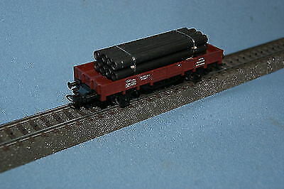 Marklin 4423 DB Flat Car with Pipe Load - Picture 1 of 3