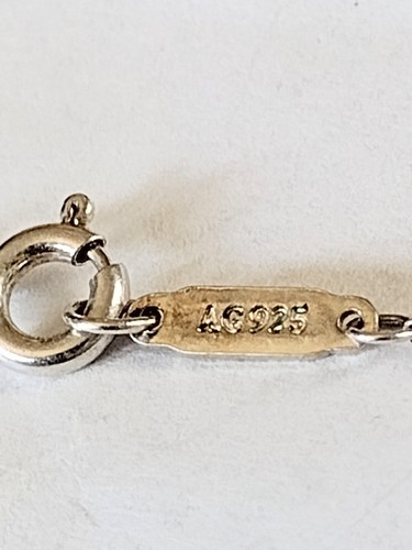 RARE Tiffany & Co. Retired Sterling Silver Shovel Necklace by Elsa Peretti 24" - Picture 10 of 12