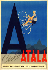 Poster bicicletta d'epoca Ciclo Atala - Ciclismo