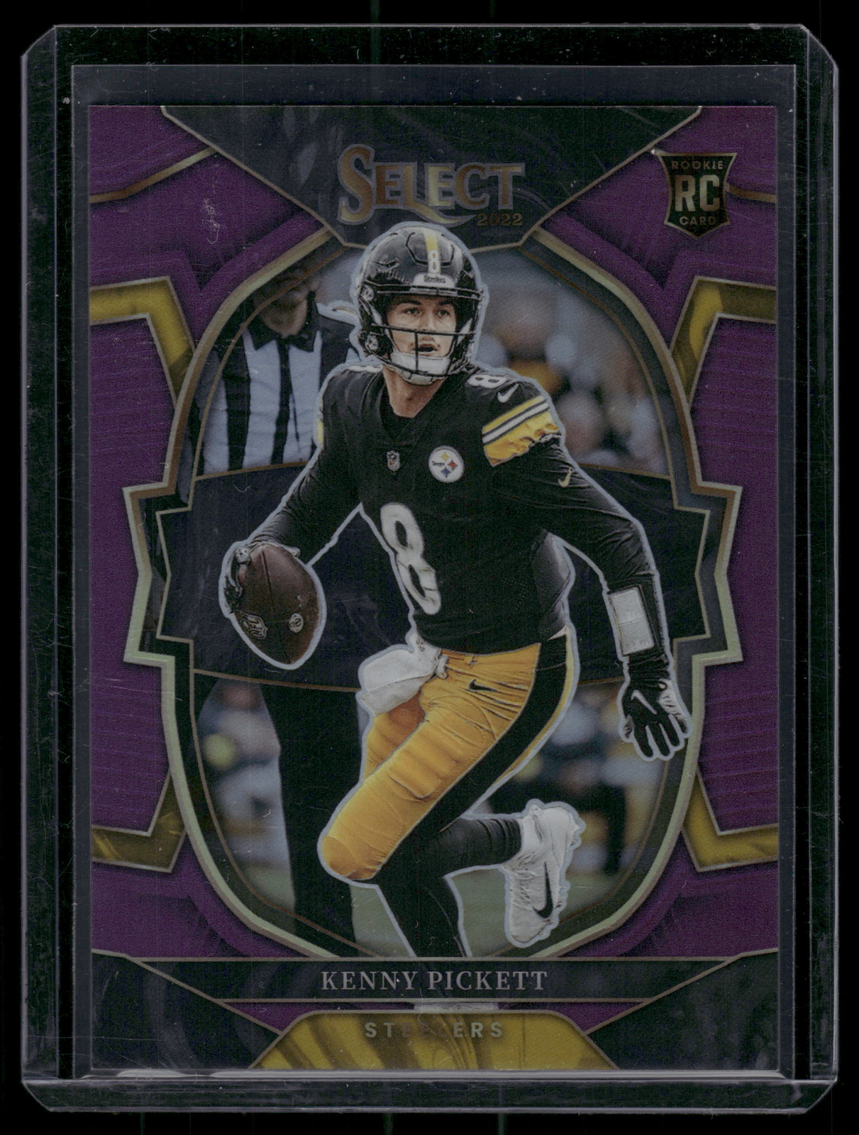 2022 Panini Select #64 Kenny Pickett Purple Prizm #/75