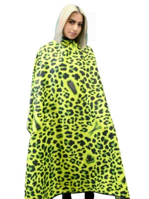 KING MIDAS EMPIRE Barber Cape - Exotic Leopard Collection