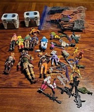 Fortnite Building Materials Toys Weapons Action Figure Metal Wood Lot 100 Pieces