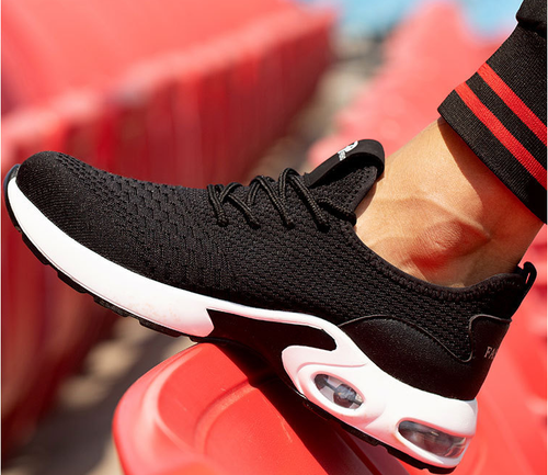 Leichte Herren Sicherheitsschuhe Stahlkappe Luft Turnschuhe Unzerstörbar Turnschuhe US - Bild 7 von 13