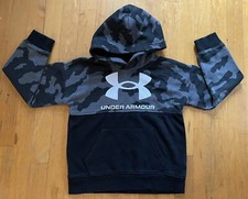 Under Armour Camo Hoodie Size 6 Pullover Sweatshirt