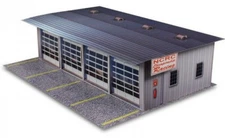 Innovative Hobby "4 Stall Pit Garage" 1/64 HO Slot Car Scale Photo Building Kit