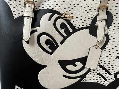 Coach Keith HaringコラボDisneyミッキーモリートートバッグ Coach Keith HaringコラボDisneyミッキーモリートートバッグ