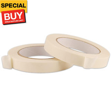 Masking Tape 3/4 inch, 2 Pack General Purpose Masking Tape, White Masking Paper