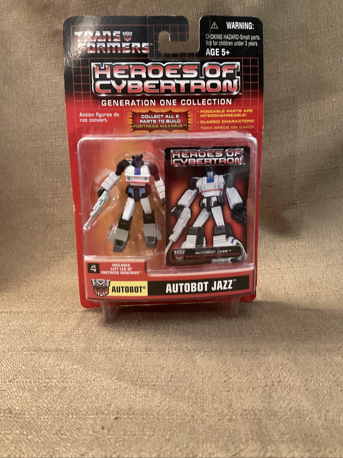 G1 Collection Transformers Autobody Jazz Heroes of Cybertron Hasbro 2003