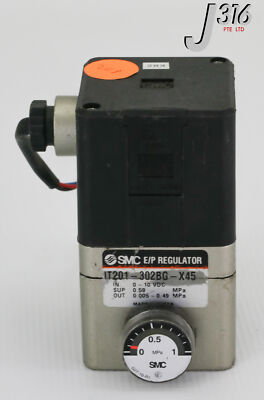 13076 SMC E/P REGULATOR W/ G27-10-R1 ANALOGUE POSITIVE PR GAUGE