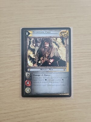 LOTR TCG ROS RISE SARUMAN STAMPEDING CHIEF 17R49 NM/M