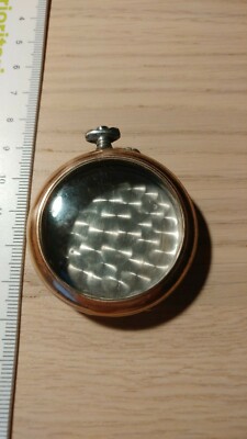 Boîtier De Montre De Poche Vintage – Argenté, Acier, Sans Mouvement, Suisse
