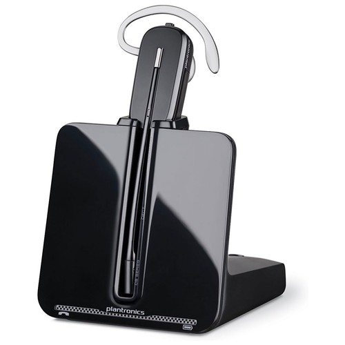 Plantronics Poly DECT Headset CS540 + Handhörerlifter HL-10, Schwarz 84693-12