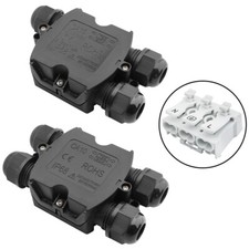 Waterproof Junction Box Non- Screw Push Clip Underground Connectors IP68