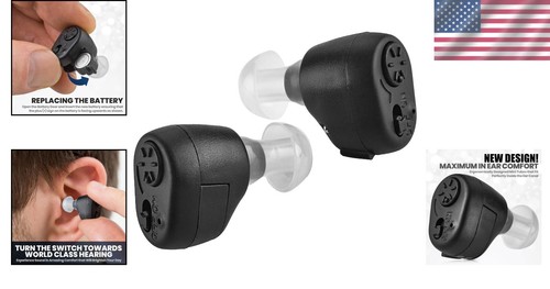 Long-Lasting Digital Hearing Amplifier Pair - Clear Sound & Comfortable Fit - Picture 2 of 11