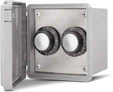 Infratech Dual INF Input Regulator Surface Mount Control W/Weatherproof Cover