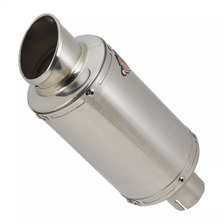 Lextek YP4 Motorcycle Stainless Steel Stubby Slip On 51mm Exhaust