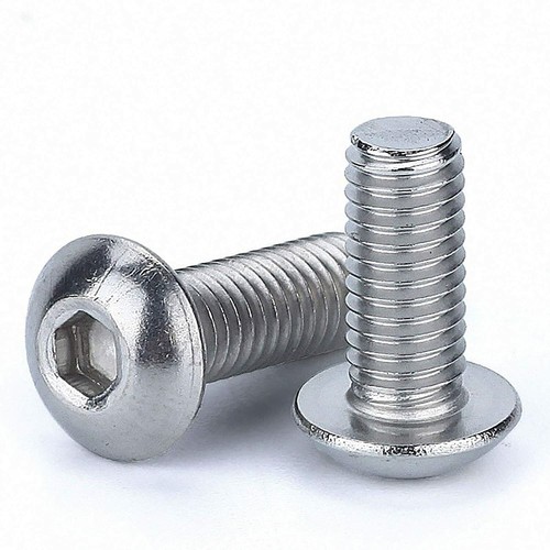 Viti A Testa Esagonale M5x10mm - Acciaio Inox A2, 20 Pezzi DIN 933/ISO 4017 - Foto 2