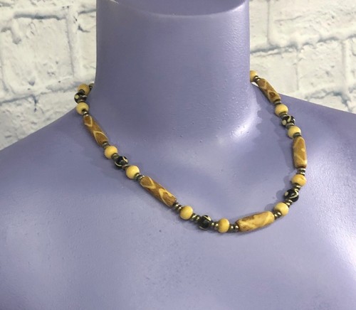Collar hippie con cuentas boho étnico para mujer - Imagen 3 de 5