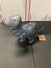 RUSS ZONIES EARTH ZONE BRONTOSAURUS DINOSAUR DINO BEAN BAG PLUSH RUSS 