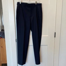 Chaps Men’s Dress Slacks.  Navy Plaid Pattern.  32x32.  NWT.  Suit Separates