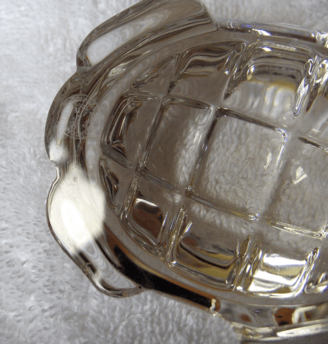 Baccarat France art glass~lead crystal curious turtle figurine~pristine-NR - Picture 3 of 4