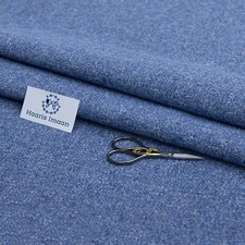 Woven Chenille, Upholstery Fabric Textile Material Curtain, Sofa, Car - Denim