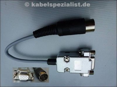 Atari 260/520/1040ST/ MegaST  VGA Adapter (HI-RES monochrom)