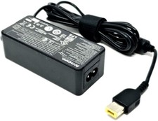 Original Lenovo Laptop Adapter Charger 45W 20V 2.25A Yellow Rectangle Tip