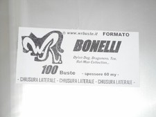 100 BUSTE WR "BONELLI CHIUSURA LATERALE" x Dylan Dog Tex Zagor Ratman Collection