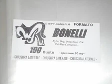 100 BUSTE WR "BONELLI CHIUSURA LATERALE" x Dylan Dog Tex Zagor Ratman Collection
