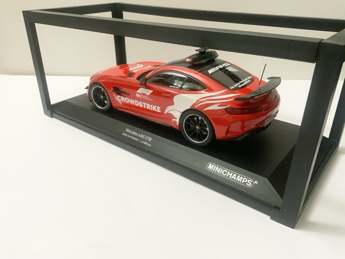 1/18 2021 MERCEDES BENZ AMG GTR Crowdstrike Safety Car Formula 1