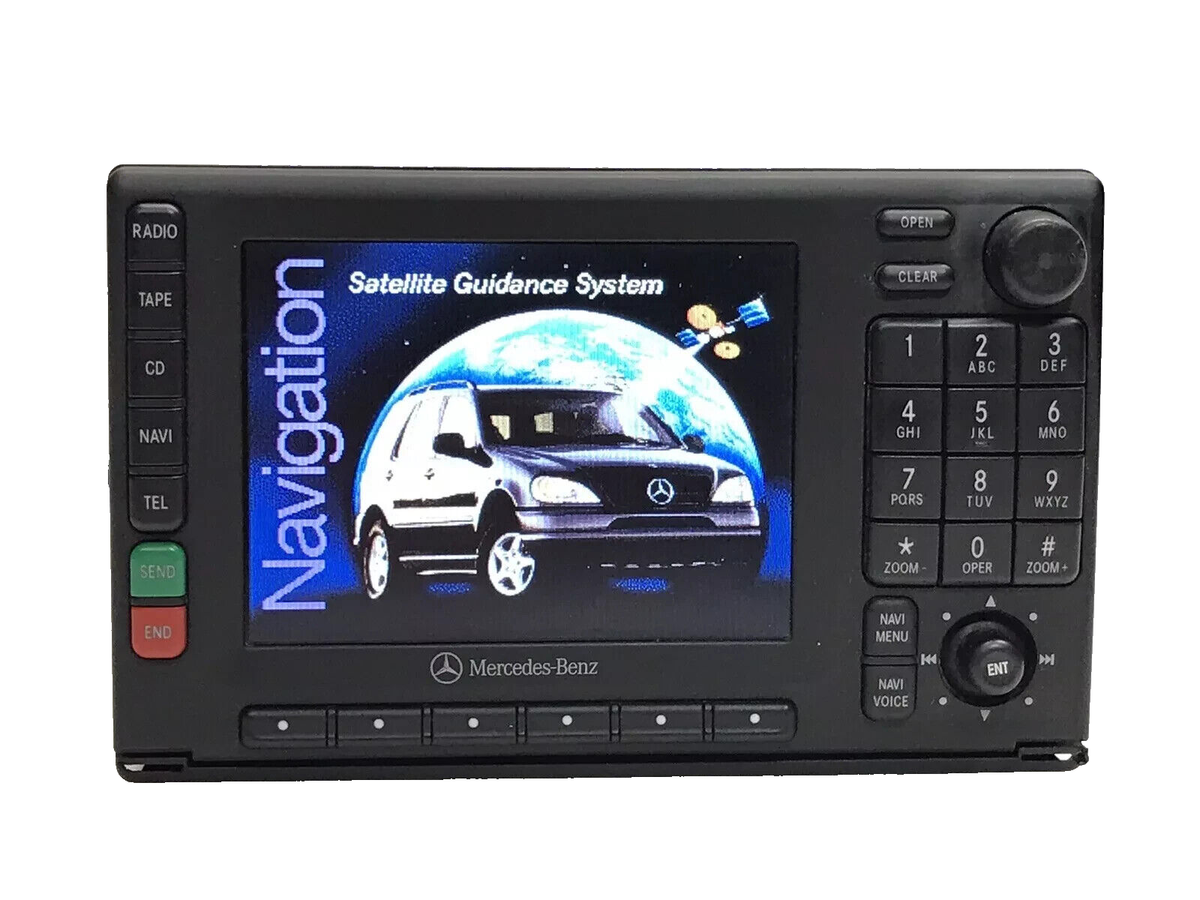 98-05 Mercedes W163 ML320 ML430 ML500 Radio Info Screen Comes W/Radio Code 98-05 Mercedes W163 ML320 ML430 ML500 Radio Info Screen Comes W/Radio Code