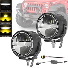2X 3.5 Round LED OffRoad Drivng Lights Pods H...
