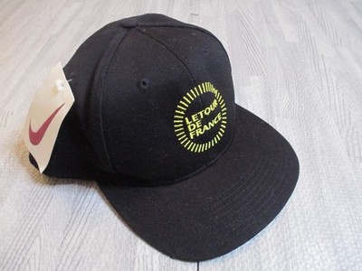 Nike Cap Unisex One Size Schwarz Le Tour De France Snapback Vintage Deadstock 90s