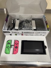 Nintendo Switch Splatoon 2 Neon Pink/Neon Green Handheld System