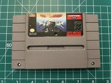 U.N. Squadron SNES Super Nintendo Capcom SNS-E8-USA Authentic Tested Working