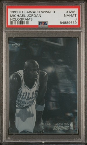 1991 Upper Deck Award Winner Hologram Michael Jordan #AW1 Holograms PSA