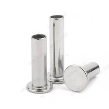 M2-M6 304 Stainless Steel Thin Flat Head Semi Tubular Rivets NEW