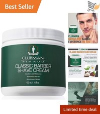 Shave Cream Moisturizing Conditioning All Beard Types 16 oz Barber Quality
