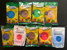 New Sealed Crayola Model Magic Bohs Clay 9 Pack Lot Over 2 Pounds of Soft Clay