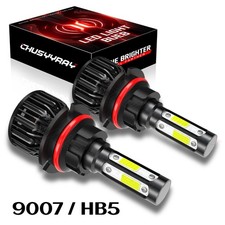 For 2003-2009 Hummer H2 Led Front Headlight Hilo Bulbs Fog Light 6500k 2x For 2003-2009 Hummer H2 Led Front Headlight Hilo Bulbs Fog Light 6500k 2x