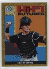 2022 Bowman Hi-Fi Futures Mega Box Gold Mojo Refractor 15/50 Henry Davis ez6