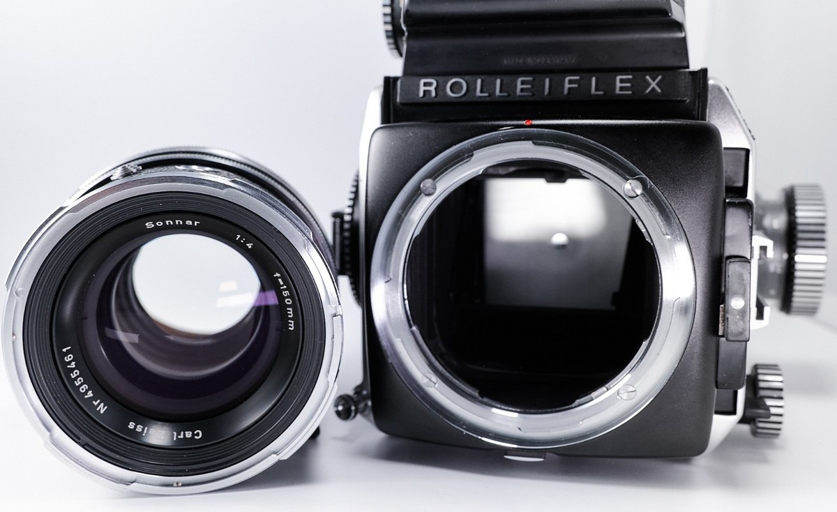 ROLLEIFLEX SL66 + ZEISS SONNAR 150 Mm. 1:4 Near Mint Tested With
