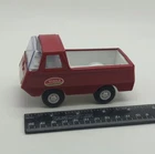 Tonka Mound Mini Red Diecast Pickup Truck Toy Metal Plastic Vintage Collectible